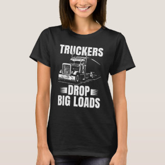 T-shirt Drôle Trucker Cadeaux Hommes Camion Conducteur Mar