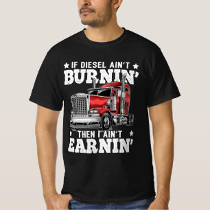 T-shirt Drôle Trucker Trailer Truck Driver Don