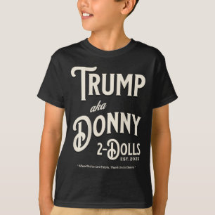 T-shirt Drôle Trump Donny Deux Poupées 2 Poupées À Noël T