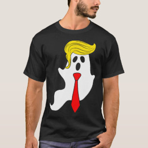T-shirt Drôle Trump fantôme Trump cheveux Halloween Donald
