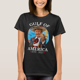 T-shirt Drôle Trump Golfe Des États-Unis Amérique 2025 Tru