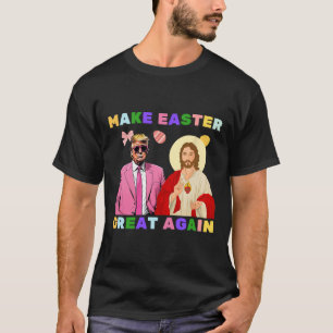 T-shirt Drôle Trump Jésus-Christ Faire Pâques Grande Encor