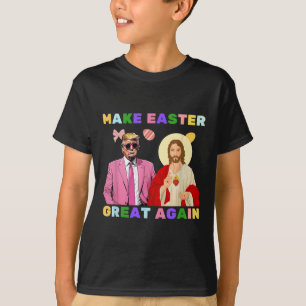 T-shirt Drôle Trump Jésus Christ Rendre Pâques grand à nou