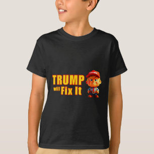T-shirt Drôle ! Trump Le Réparera Oui Il Va Trump Le Répar