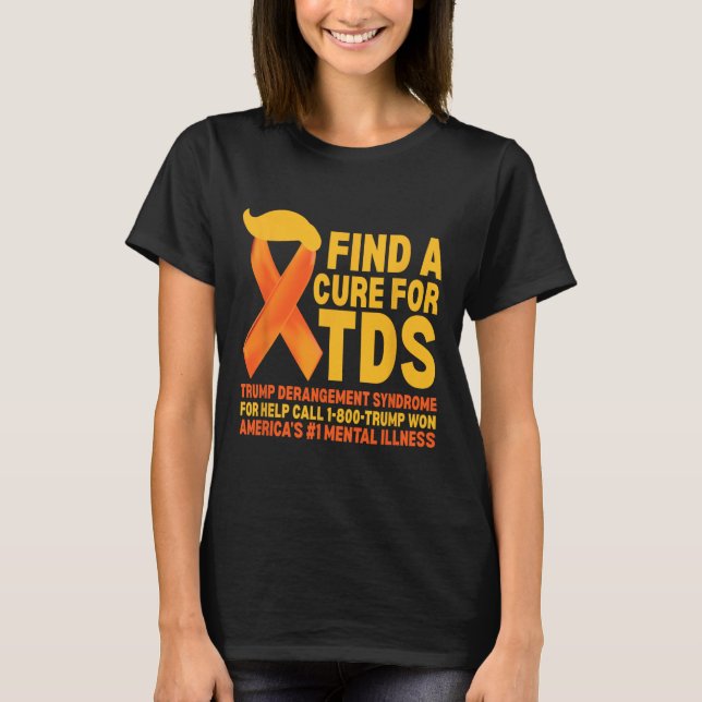 T-shirt Drôle Trump - Syndrome De Dérangation Tds - Sensib (Devant)