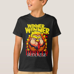 T-shirt Drôle Trump Winner Dîner Turquie Thanksgivi