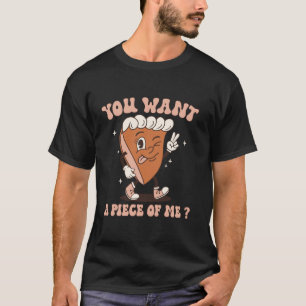 T-shirt Drôle Tu Veux Un Morceau De Moi Kawaii Citrouille