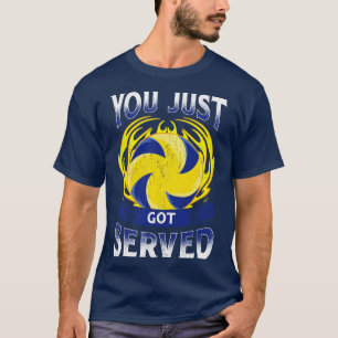 T-shirt Drôle, Tu Viens D'Avoir Servi Volleyball Serve Pun