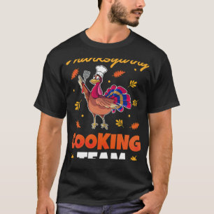 T-shirt Drôle Turquie Chef habile Hommes Femmes Thanksgivi