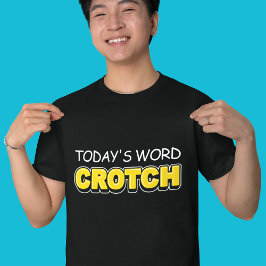 T-shirt Drôle Typographie du mot d'aujourd'hui Fourche