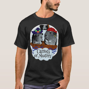 T-shirt Drôle, Un Cochon De Guinée Affamé Dit : Pirates mu
