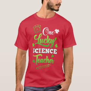 T-shirt Drôle Un Professeur Lucky Science St