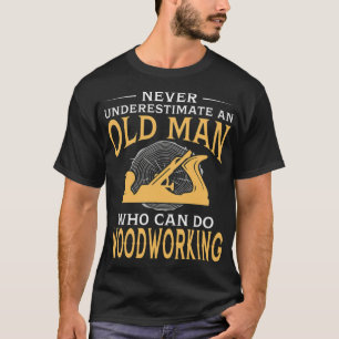 T-shirt drôle Un vieil homme qui peut faire garçons anni