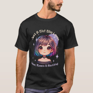 T-shirt drôle une mignonne émotion fille sourire heen pour