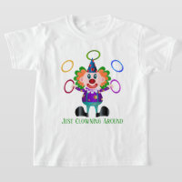 drôle unisex enfants clown ajouter du texte