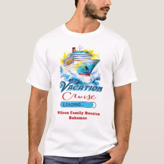 T-shirt Drôle Vacances Famille Réunion Croisière