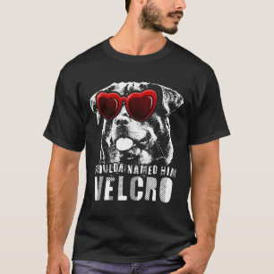T-shirt Drôle Velcro Rottweiler cadeau de chien