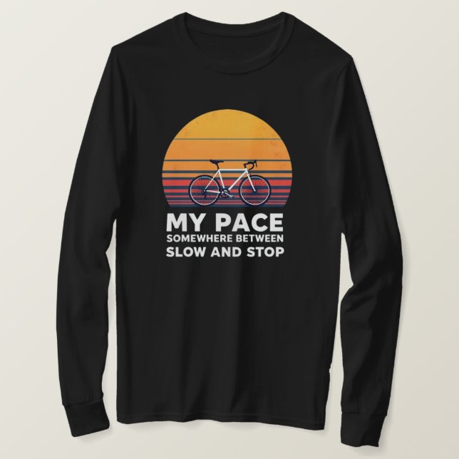 T-shirt Drôle Vélo Aventure Vélo Citation de l'amoureux (Design devant)