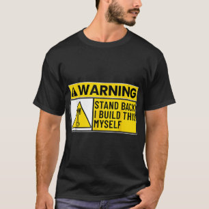 T-shirt Drôle Vélo Camion Voiture Mécanique Stand Back Je