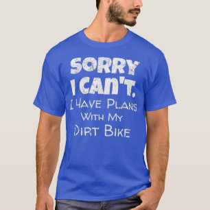 T-shirt Drôle Vélo Dirt Citation Motocross Racing