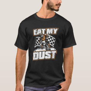 T-shirt Drôle Vélo Dirt Motocross Supercross Mange Ma Pous