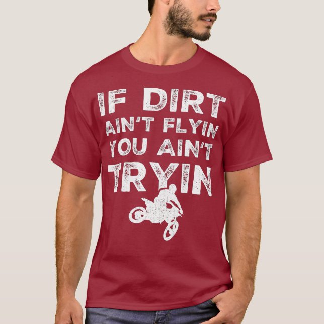 T-shirt Drôle Vélo Dirt Rider Cadeau Supercross MX Ride (Devant)