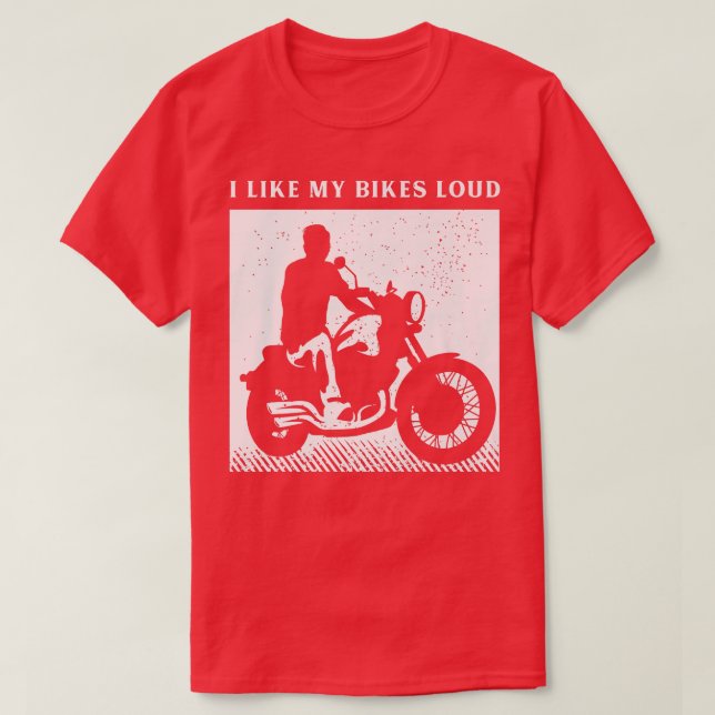 T-shirt Drôle Vélo Dit Pour Un Amoureux De Moto 603 (Design devant)