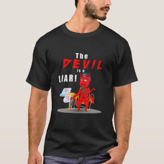 T-shirt Drôle Versets De La Bible Chrétienne Le Diable Est