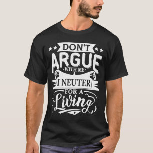 T-shirt Drôle Vétérinaire Art Hommes Femmes Vet Tech Assis