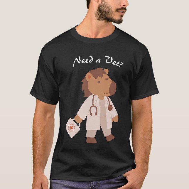 T-shirt Drôle Vétérinaire Humour Citation pour soins aux a (Devant)
