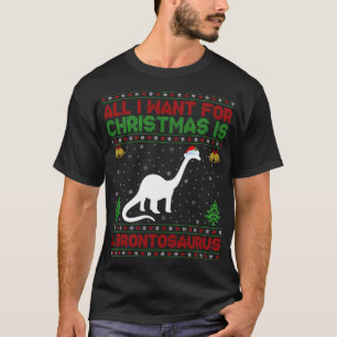 T-shirt Drôle, Vilain Tout Ce Que Je Veux Pour Noël Est Un