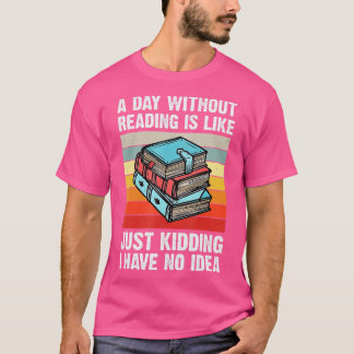 T-shirt Drôle Vintage Lecture enseignant Lire Livres Nerd