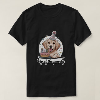 T-shirt Drôle "VIP de la Paw-tie" Anniversaire de Chien