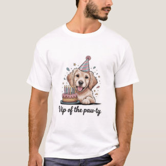 T-shirt Drôle "VIP de la Paw-tie" Anniversaire de Chien