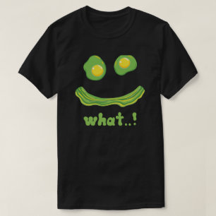T-shirt Drôle visage d'oeuf d'Avocado - "Quoi.. !"