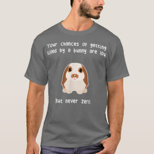 T-shirt Drôle Vos Chances D'Être Tué Par Un Lapin Ar