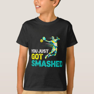 T-shirt Drôle "Vous venez d'être écrasé" Pickleball