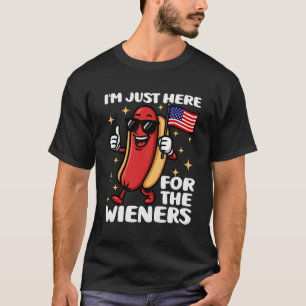 T-shirt Drôle Wieners BBQ Hot Dog