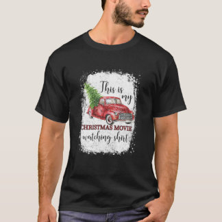T-shirt Drôle X-Mas Tee C'Est Mon Film De Noël Regarder