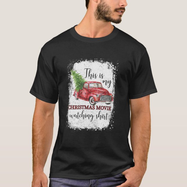T-shirt Drôle X-Mas Tee C'Est Mon Film De Noël Regarder (Devant)