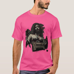 T-shirt Drôle Zombie Jésus