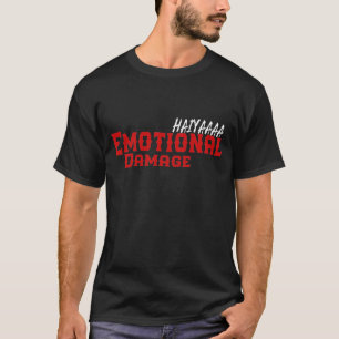 T-shirt drôles de dommages émotionnels mème cool dommages 