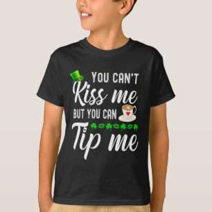 T-shirt Drôles de pourboires de serveur de café St Patrick