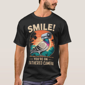 T-shirt Drone caméra oiseau de surveillance à plumes enreg
