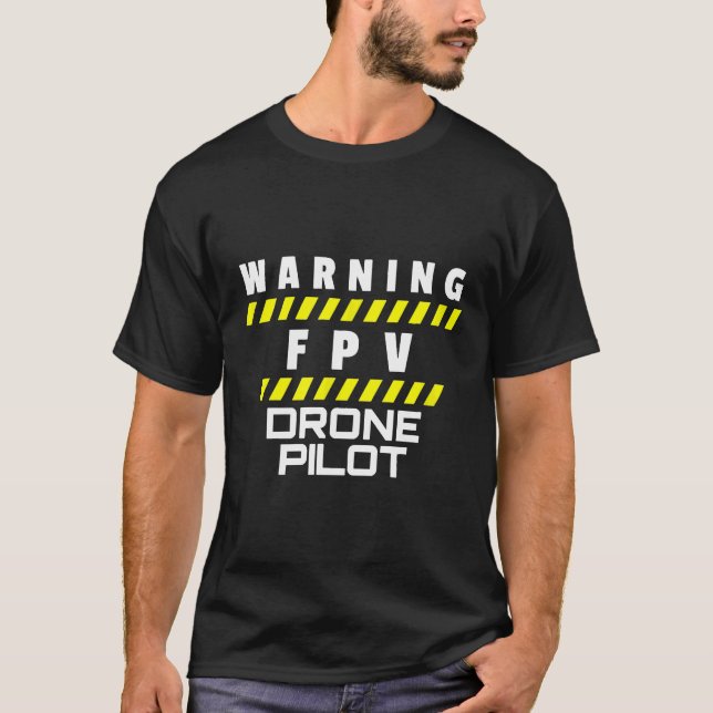 T-shirt Drone Flying Quadrocopter Remote Control Fpv Racin (Devant)