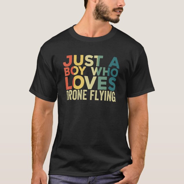 T-shirt Drone Vêtement Volant Pilote Quadcopter pour moi (Devant)