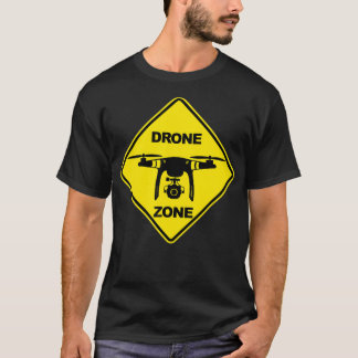 T-shirt Drone Zone drôle Drone Flying