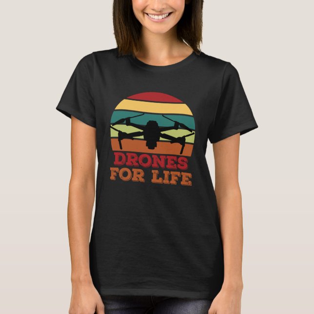 T-shirt Drones For Life   Men (Devant)