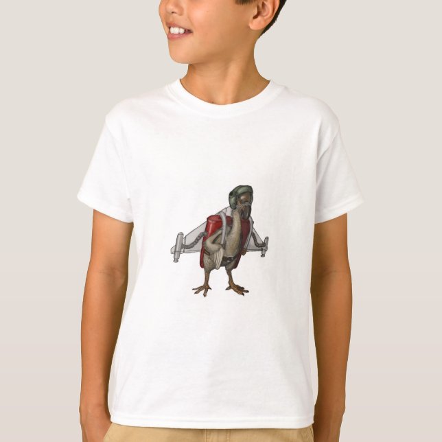 T-shirt Dronte de jet d'enfants (Devant)