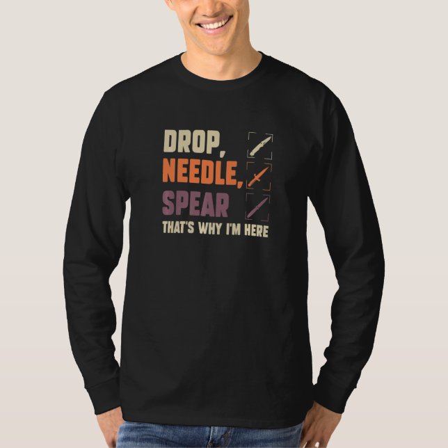 T-shirt Drop Needle Spear  Knife Collector (Devant)